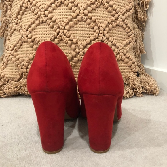 Billini red suede heels - Picture 4 of 4